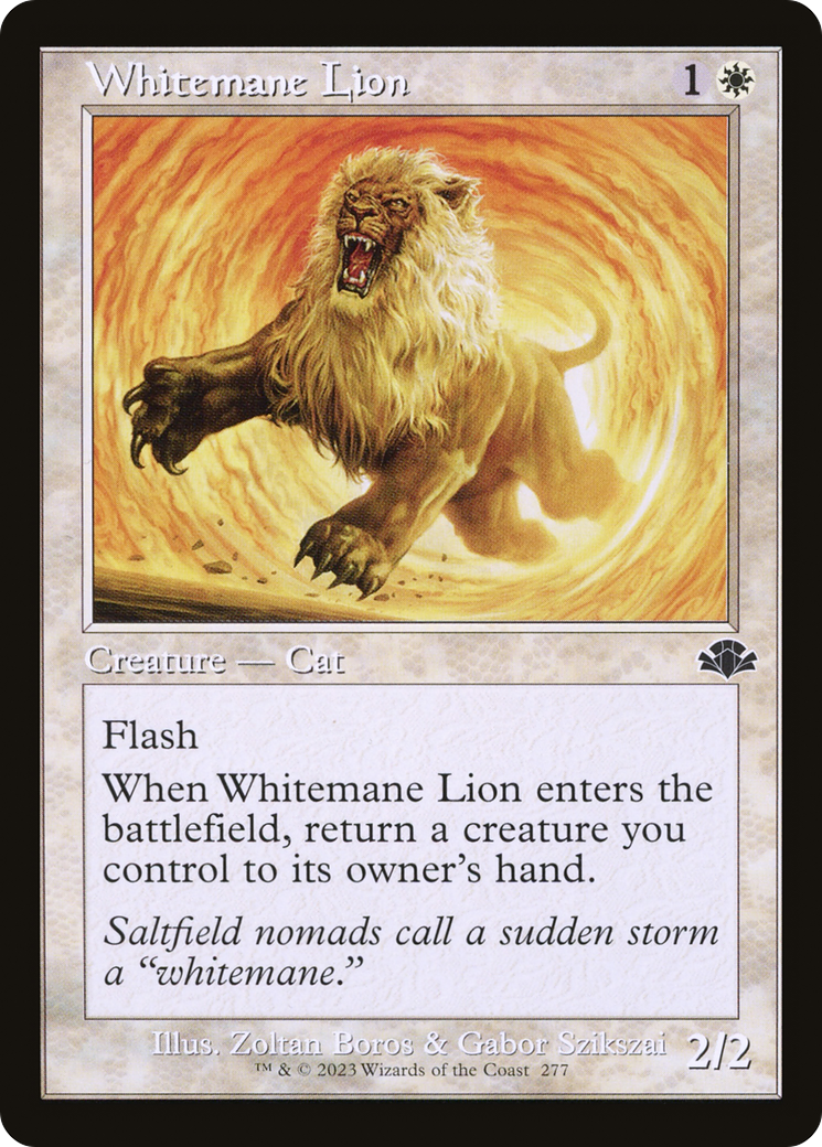 Whitemane Lion (Retro) [Dominaria Remastered] | Odin's Place
