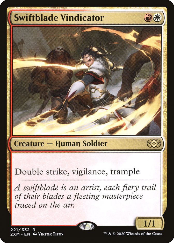 Swiftblade Vindicator [Double Masters] | Odin's Place