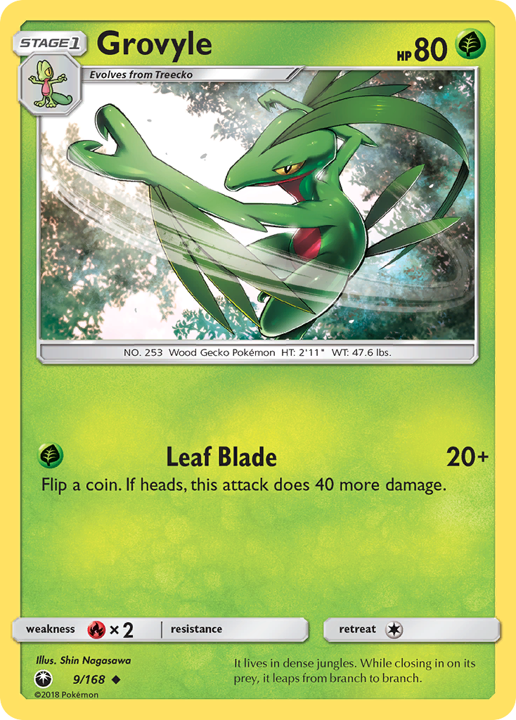Grovyle (9/168) [Sun & Moon: Celestial Storm] | Odin's Place
