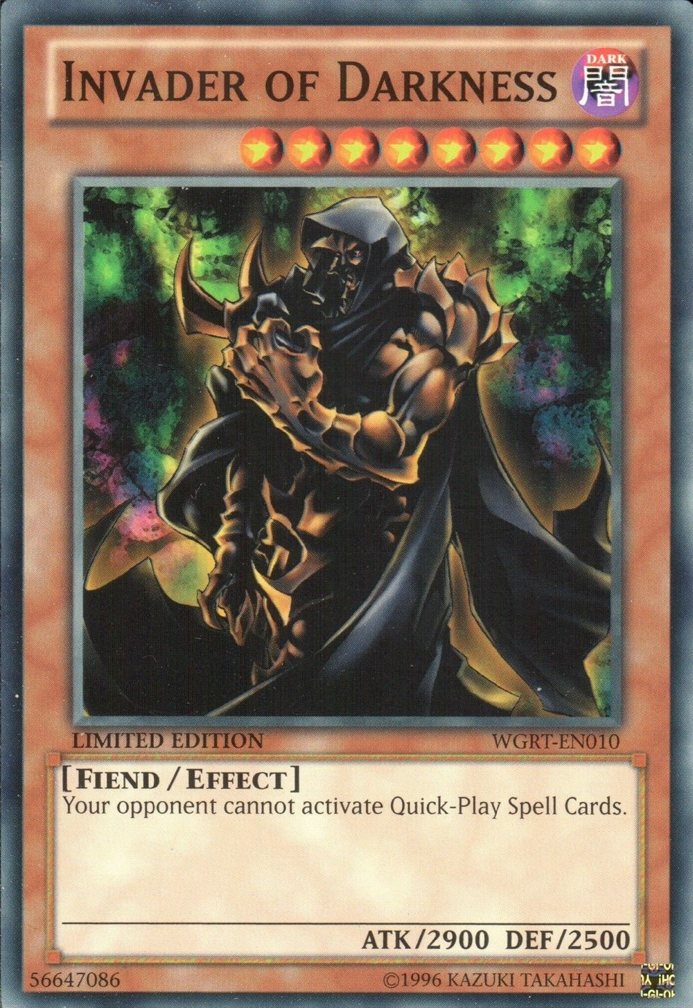 Invader of Darkness [WGRT-EN010] Common | Odin's Place