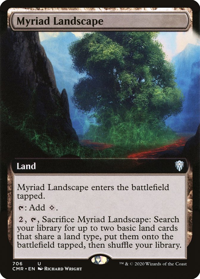 Myriad Landscape (Extended Art) [Commander Legends] | Odin's Place