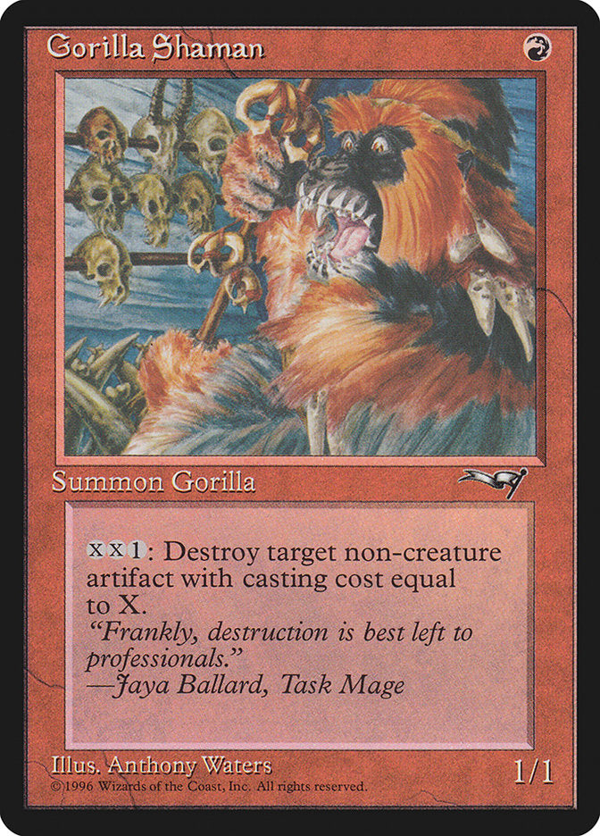 Gorilla Shaman (Skulls in Background) [Alliances] | Odin's Place