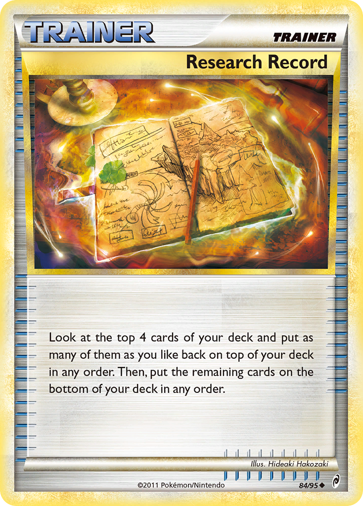 Research Record (84/95) [HeartGold & SoulSilver: Call of Legends] | Odin's Place