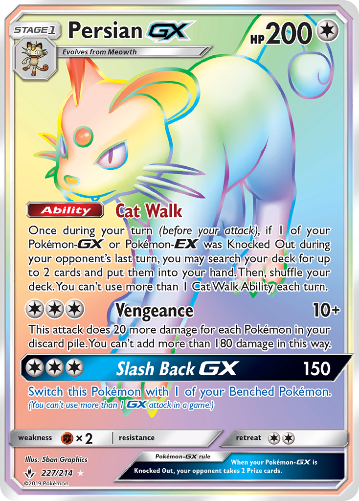Persian GX (227/214) [Sun & Moon: Unbroken Bonds] | Odin's Place