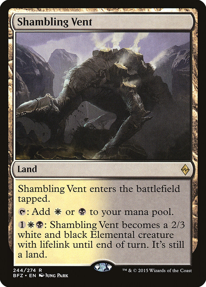 Shambling Vent (244) [Battle for Zendikar] | Odin's Place