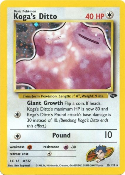 Koga's Ditto (10/132) [Gym Challenge Unlimited] | Odin's Place