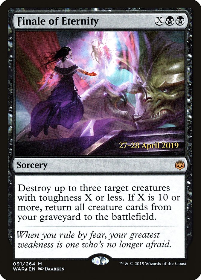Finale of Eternity (91) [War of the Spark Prerelease Promos] | Odin's Place