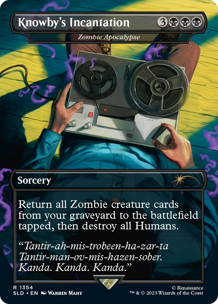 Knowby's Incantation - Zombie Apocalypse [Secret Lair Drop Series] | Odin's Place