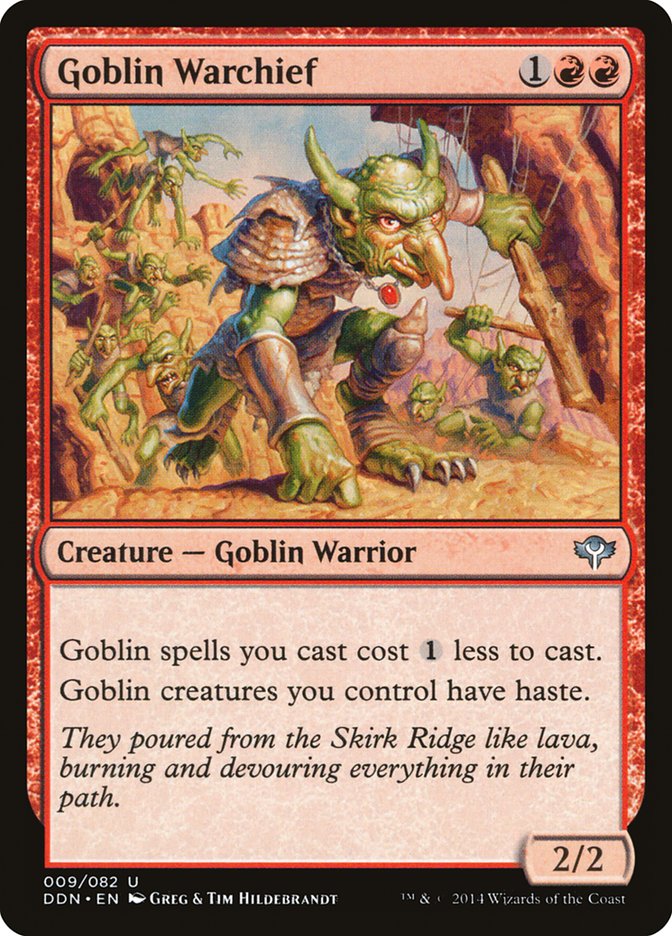Goblin Warchief (9) [Duel Decks: Speed vs. Cunning] | Odin's Place
