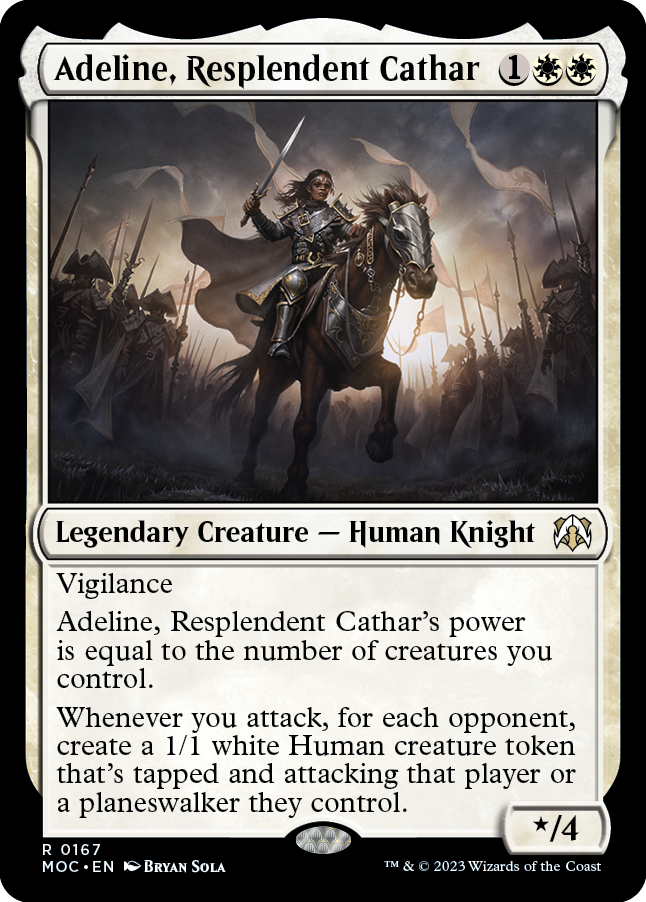 Adeline, Resplendent Cathar [March of the Machine Commander] | Odin's Place