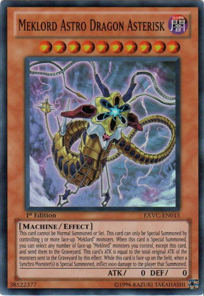 Meklord Astro Dragon Asterisk [EXVC-EN015] Super Rare | Odin's Place