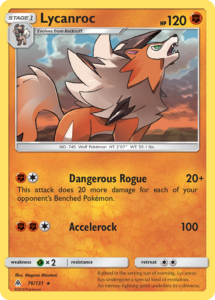 Lycanroc (76/131) [Sun & Moon: Forbidden Light] | Odin's Place