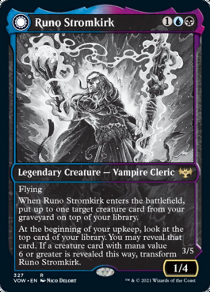 Runo Stromkirk // Krothuss, Lord of the Deep (Showcase Eternal Night) [Innistrad: Crimson Vow] | Odin's Place