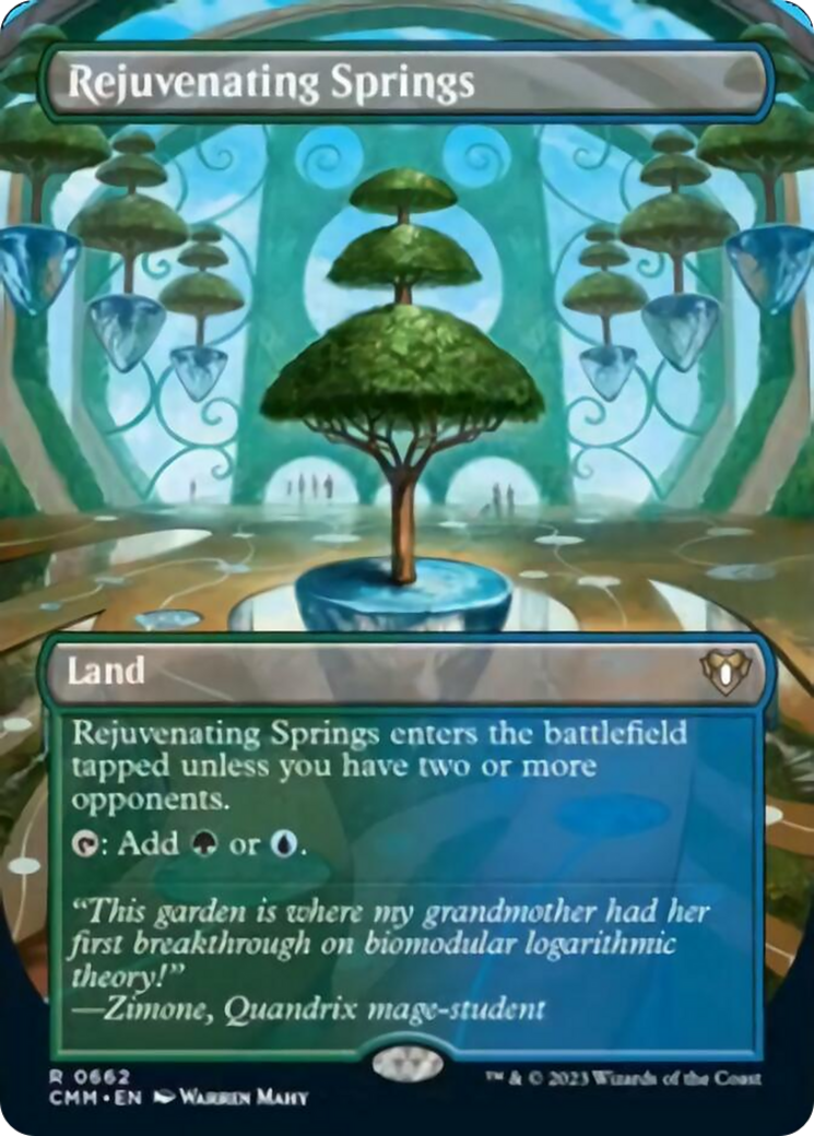 Rejuvenating Springs (Borderless Alternate Art) [Commander Masters] | Odin's Place