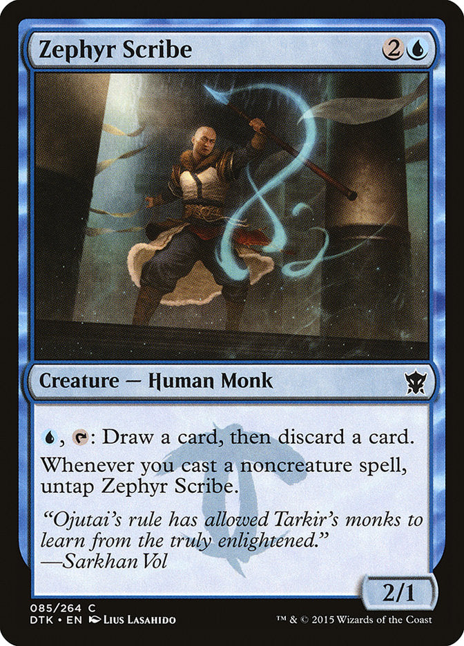 Zephyr Scribe (85) [Dragons of Tarkir] | Odin's Place