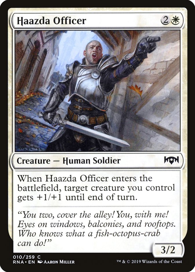 Haazda Officer (10) [Ravnica Allegiance] | Odin's Place
