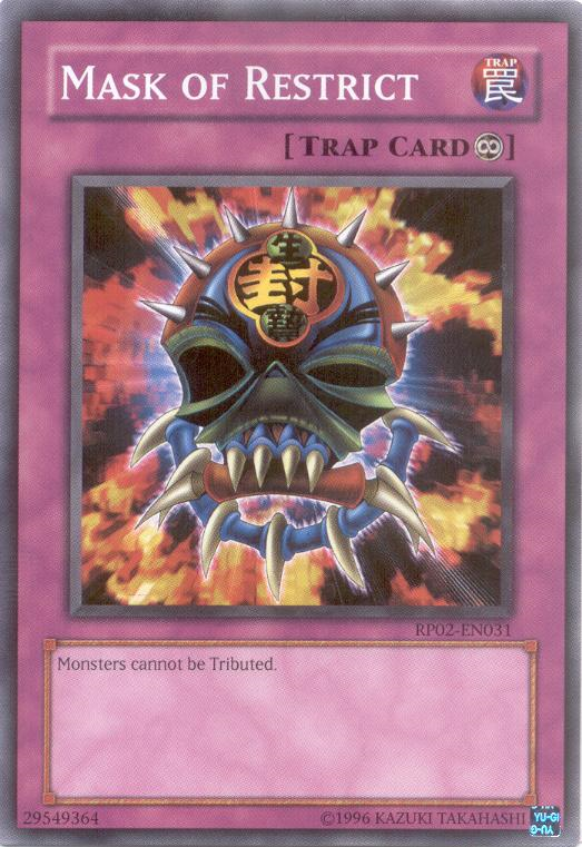 Mask of Restrict [RP02-EN031] Common | Odin's Place