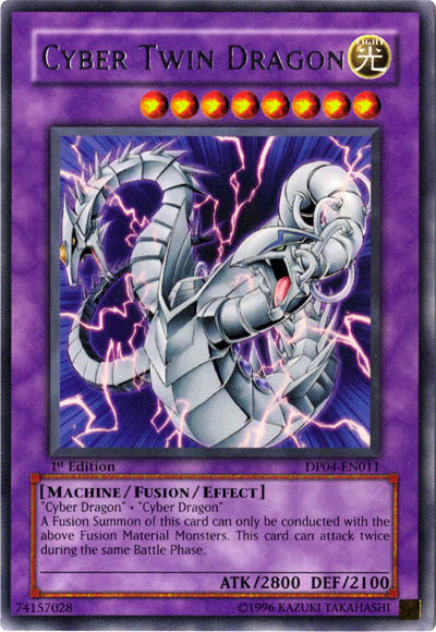 Cyber Twin Dragon [DP04-EN011] Rare | Odin's Place