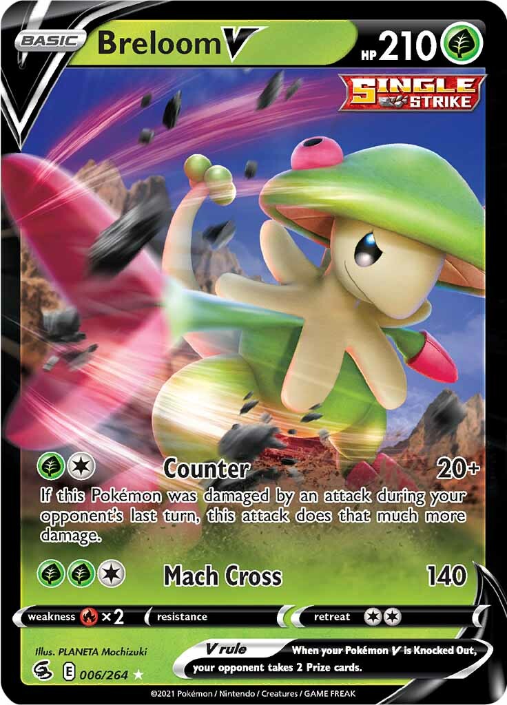 Breloom V (006/264) [Sword & Shield: Fusion Strike] | Odin's Place