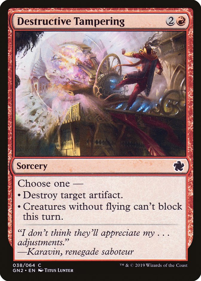 Destructive Tampering [Game Night 2019] | Odin's Place