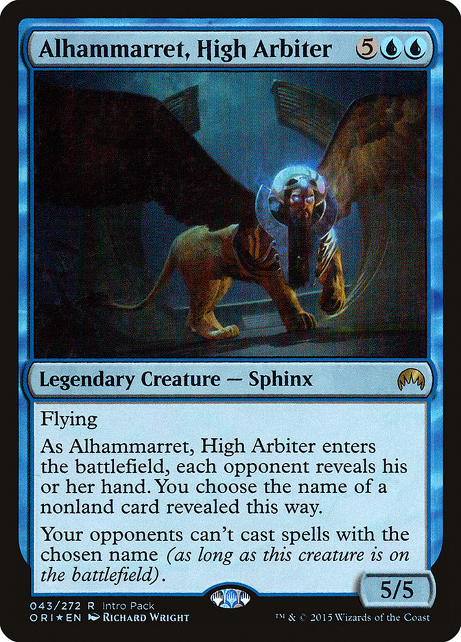 Alhammarret, High Arbiter (43) (Intro Pack) [Magic Origins Promos] | Odin's Place