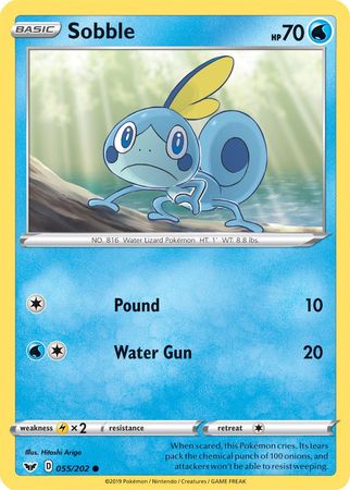 Sobble (055/202) (Premium Collection) [Sword & Shield: Base Set] | Odin's Place