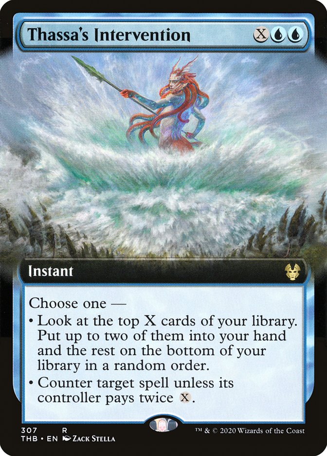 Thassa's Intervention (Extended Art) [Theros Beyond Death] | Odin's Place