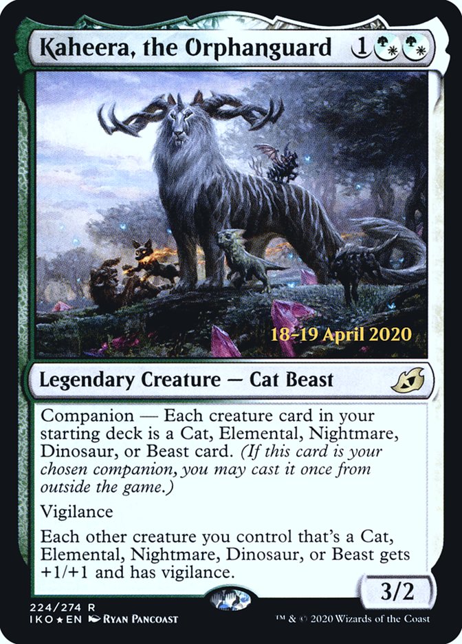 Kaheera, the Orphanguard [Ikoria: Lair of Behemoths Prerelease Promos] | Odin's Place
