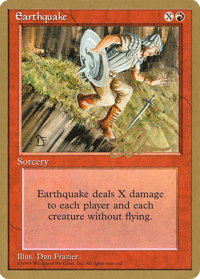 Earthquake (Eric Tam) [Pro Tour Collector Set] | Odin's Place