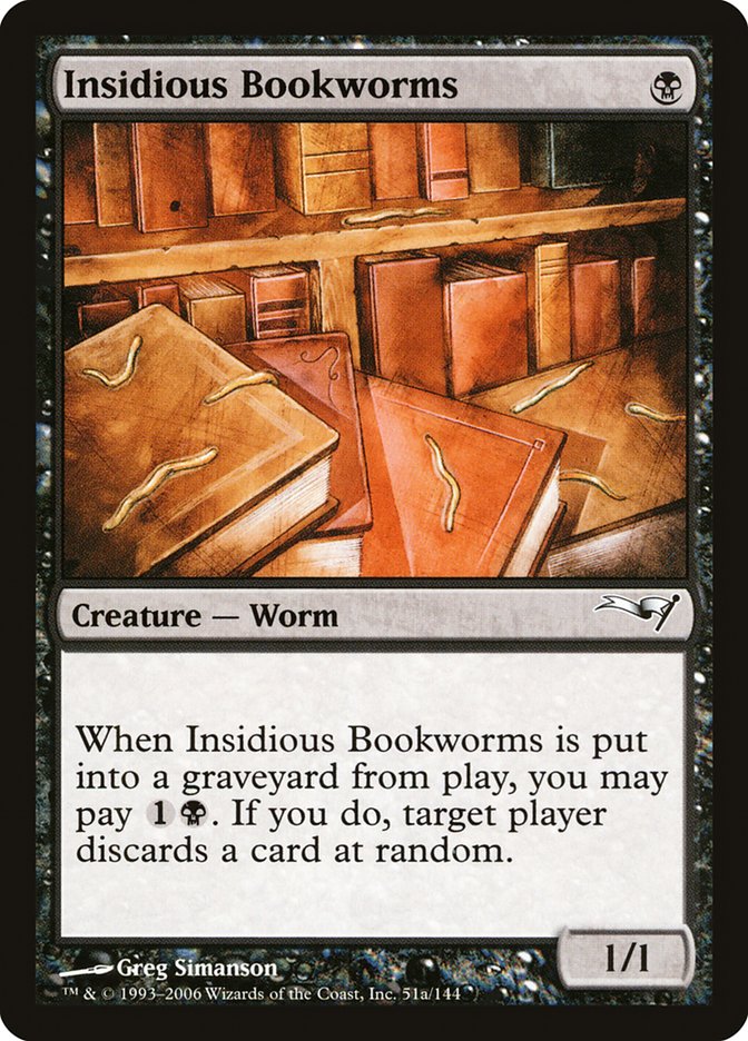 Insidious Bookworms [Coldsnap Theme Decks] | Odin's Place