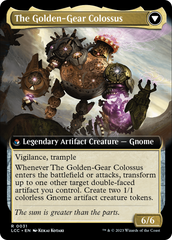 Tetzin, Gnome Champion // The Golden-Gear Colossus (Extended Art) [The Lost Caverns of Ixalan Commander] | Odin's Place