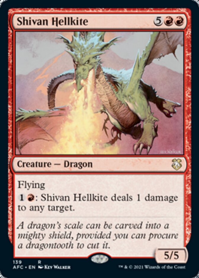 Shivan Hellkite [Dungeons & Dragons: Adventures in the Forgotten Realms Commander] | Odin's Place