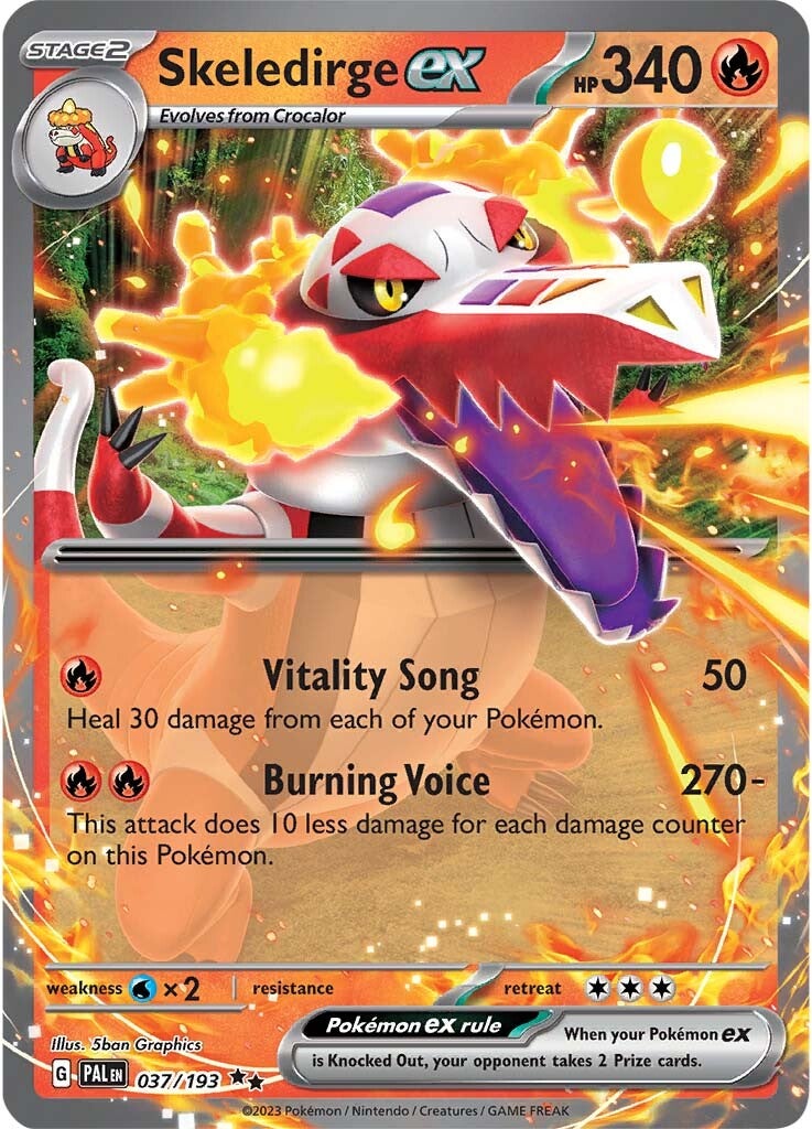 Skeledirge ex (037/193) [Scarlet & Violet: Paldea Evolved] | Odin's Place