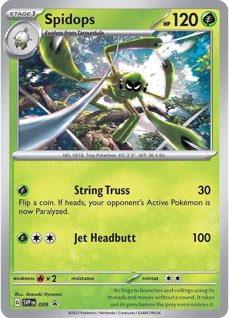 Spidops (009) [Scarlet & Violet: Black Star Promos] | Odin's Place
