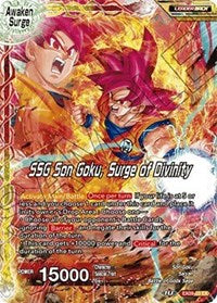 Super Saiyan Son Goku // SSG Son Goku, Surge of Divinity (EX09-03) [Saiyan Surge] | Odin's Place