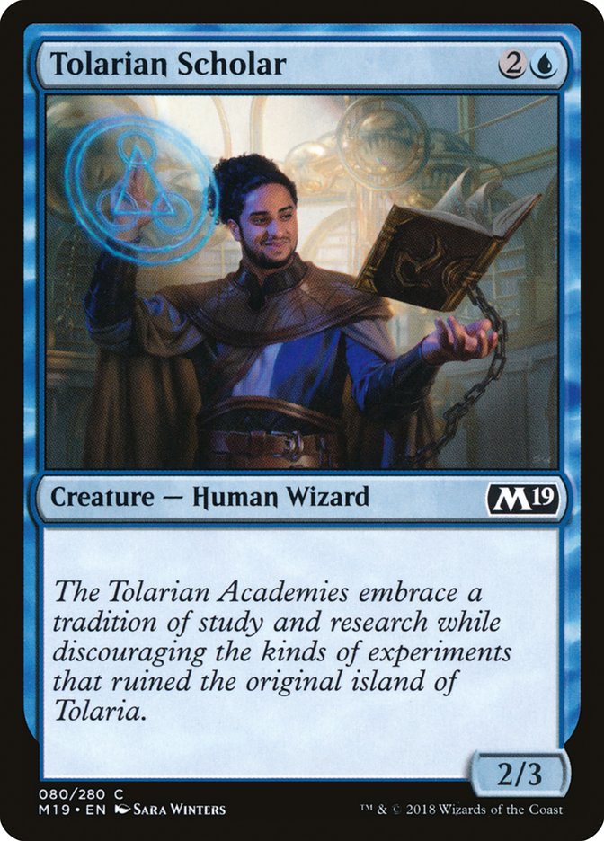 Tolarian Scholar (80) [Core Set 2019] | Odin's Place