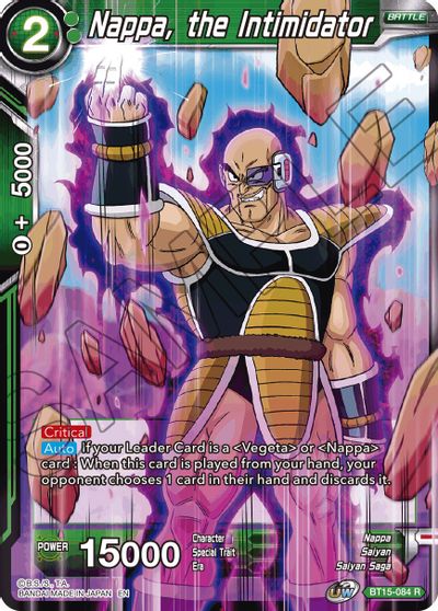 Nappa, the Intimidator (BT15-084) [Saiyan Showdown] | Odin's Place