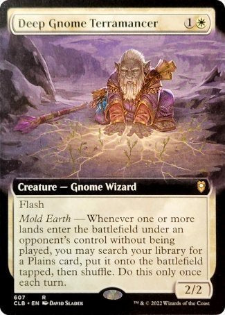 Deep Gnome Terramancer (Extended Art) [Commander Legends: Battle for Baldur's Gate] | Odin's Place