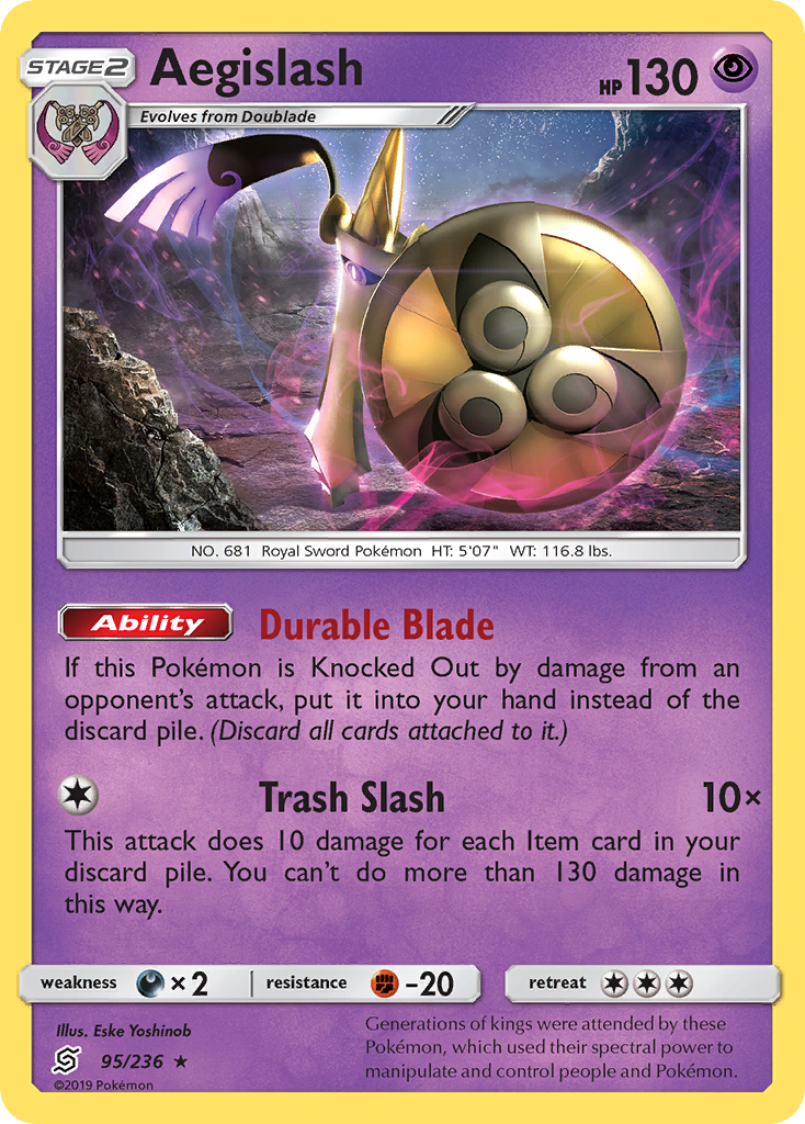 Aegislash (95/236) [Sun & Moon: Unified Minds] | Odin's Place