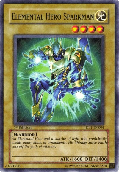 Elemental Hero Sparkman [DP1-EN004] Common | Odin's Place