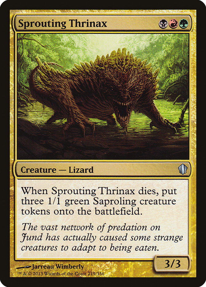 Sprouting Thrinax (219) [Commander 2013] | Odin's Place