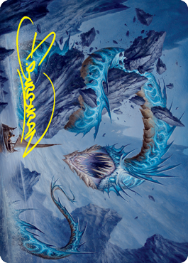 Biolume Serpent Art Card (Gold-Stamped Signature) [Innistrad: Crimson Vow Art Series] | Odin's Place