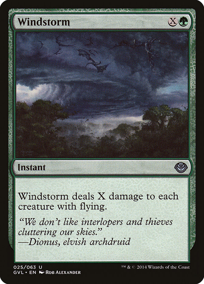 Windstorm (25) (Garruk vs. Liliana) [Duel Decks Anthology] | Odin's Place