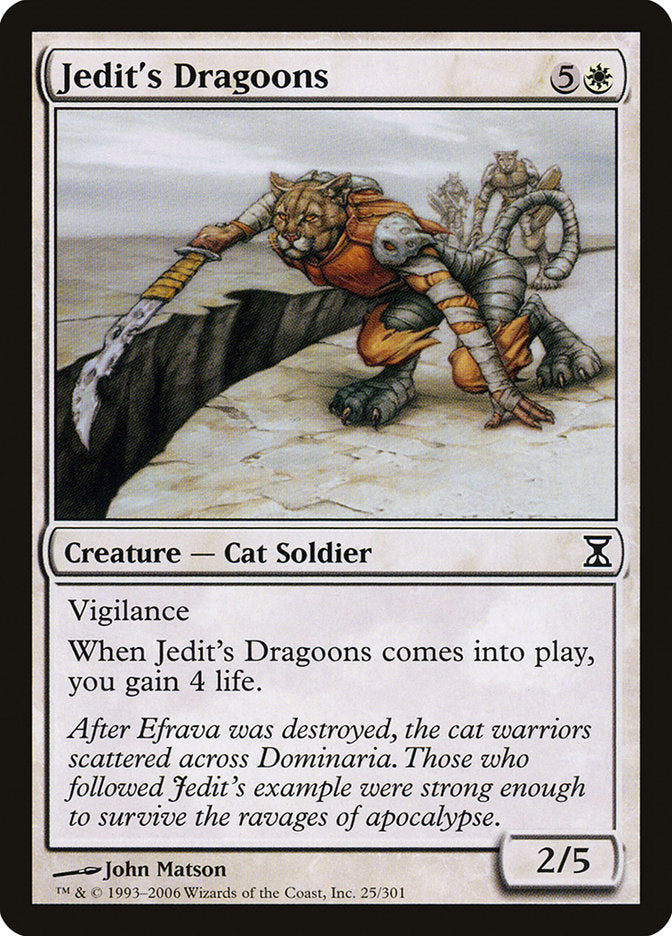Jedit's Dragoons (25) [Time Spiral] | Odin's Place
