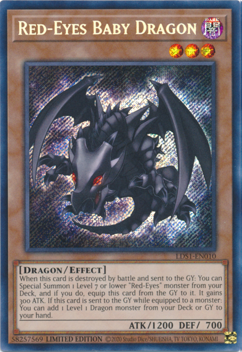 Red-Eyes Baby Dragon [LDS1-EN010] Secret Rare | Odin's Place