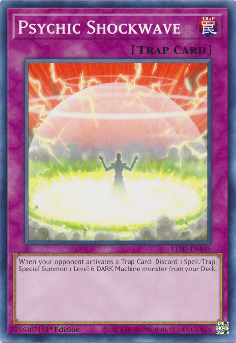 Psychic Shockwave [LED7-EN045] Common | Odin's Place