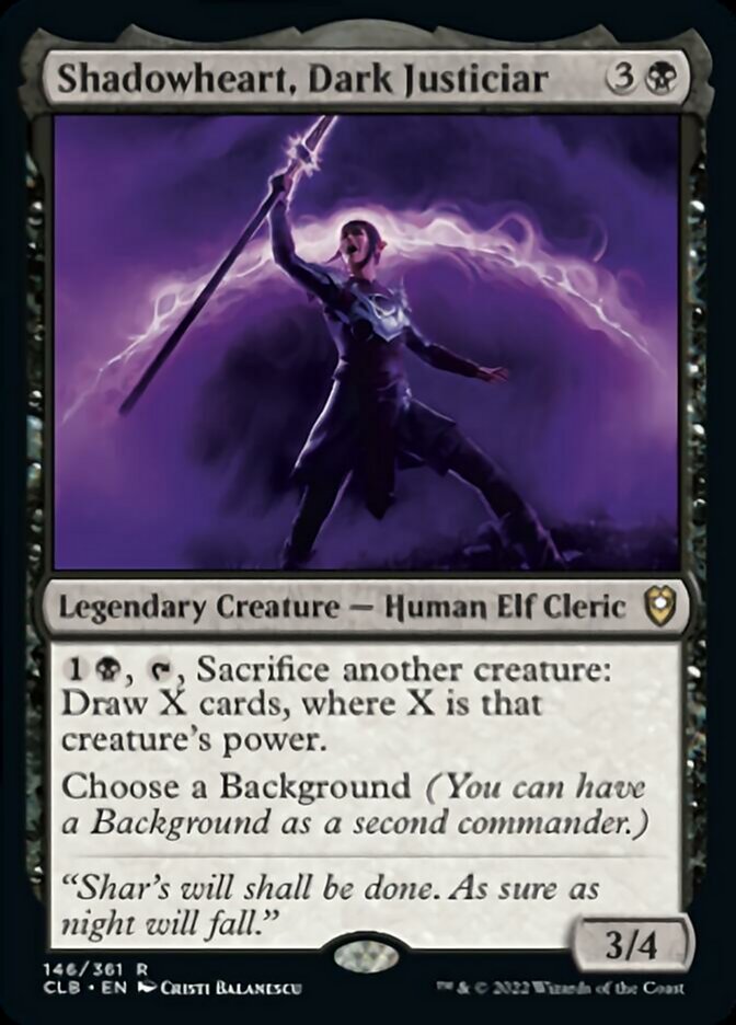 Shadowheart, Dark Justiciar [Commander Legends: Battle for Baldur's Gate] | Odin's Place