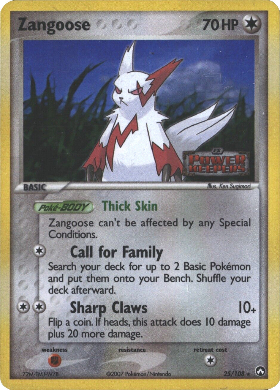 Zangoose (25/108) (Stamped) [EX: Power Keepers] | Odin's Place