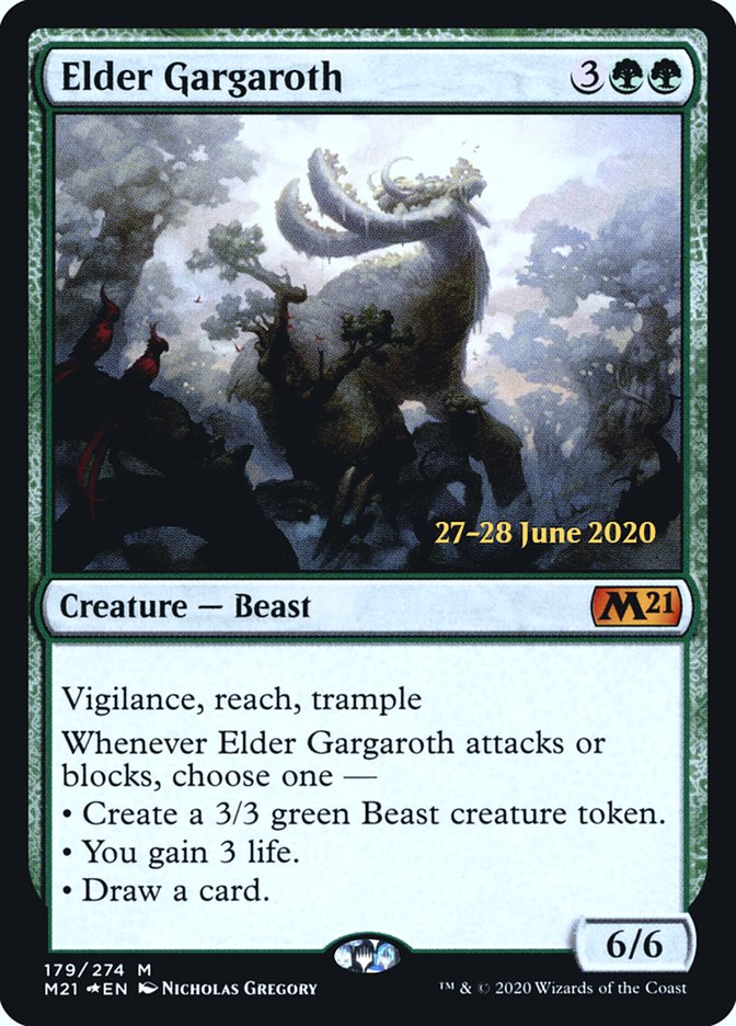 Elder Gargaroth [Core Set 2021 Prerelease Promos] | Odin's Place
