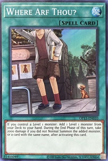 Where Arf Thou? [OP13-EN010] Super Rare | Odin's Place